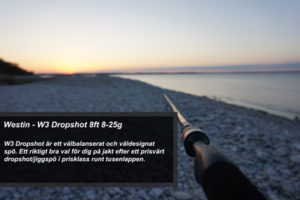 Fiskespö test - Westin W3 Dropshot 8 ft 5-28g Fiskespö test - Westin W3 Dropshot 8 ft 5-28g